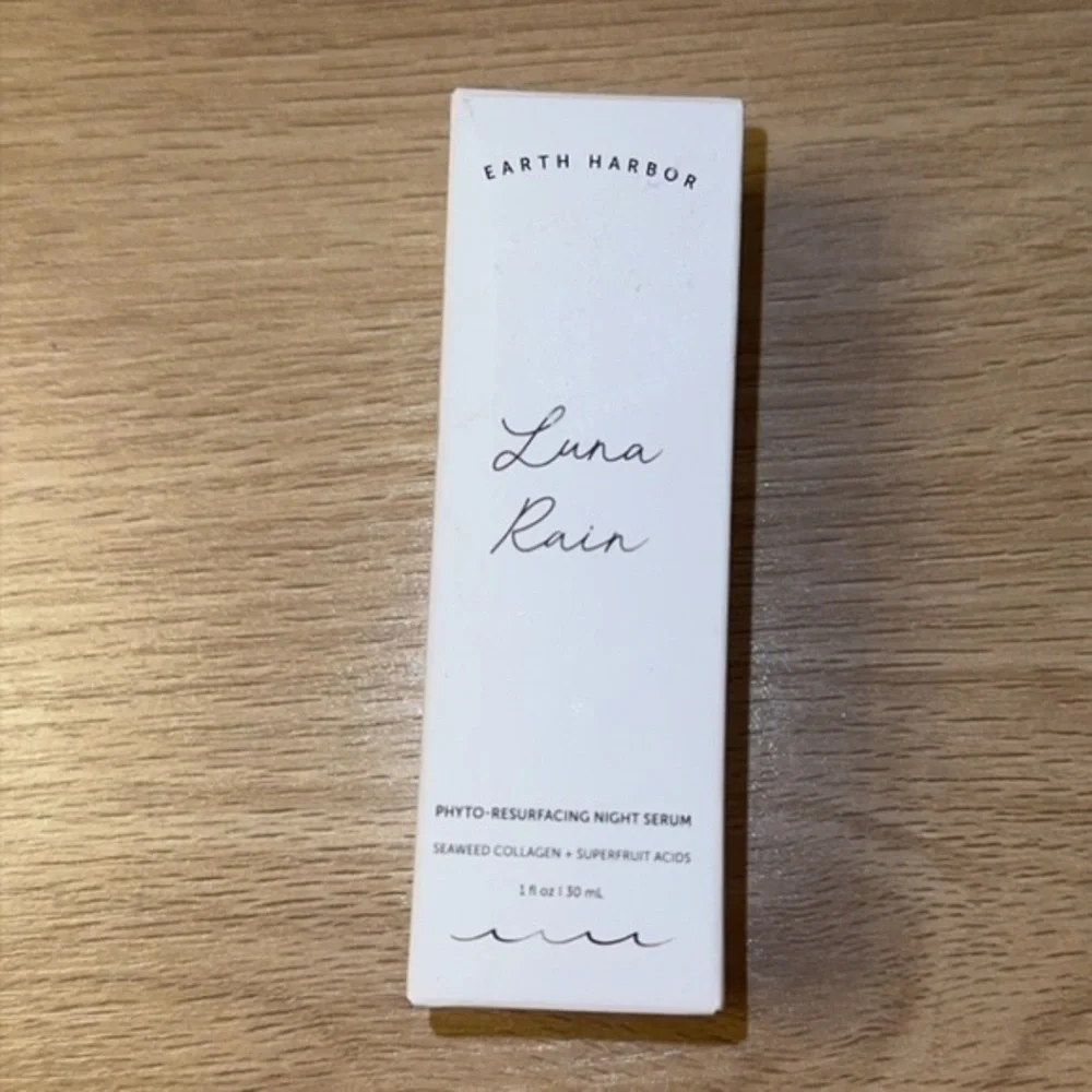 NEW Earth Harbor LUNA RAIN Phyto-Resurfacing Night Serum 1‎ Oz